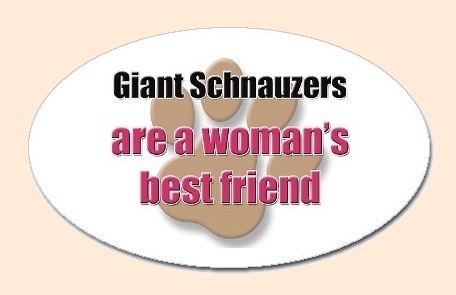 Giant Schnauzers are a woman´s best friend